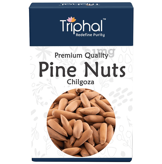 Triphal Premium Quality Pine Nuts Chilgoza | For Heart, Brain, Blood Sugar & Weight Management