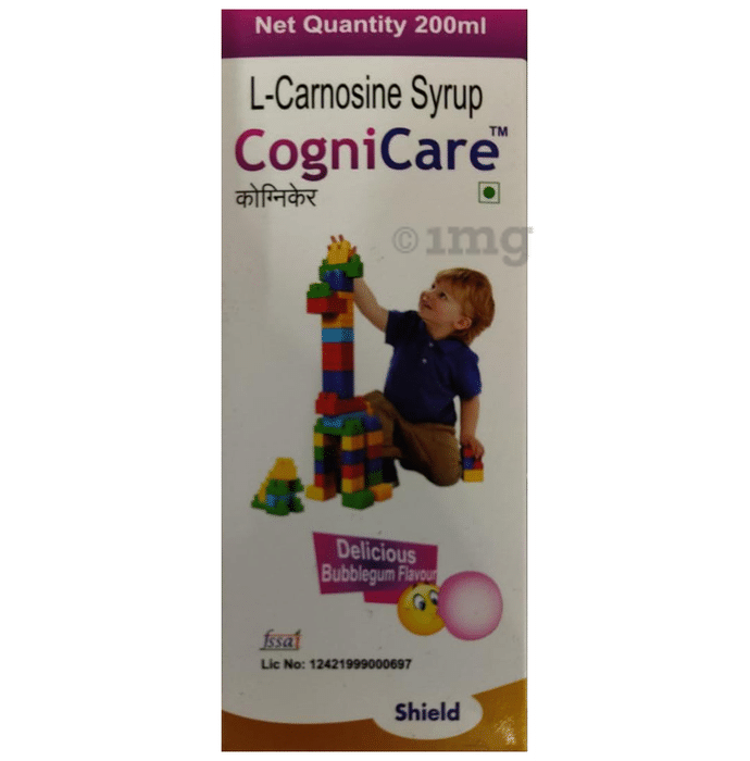 Cognicare L-Carnosine Syrup | Flavour Bubblegum