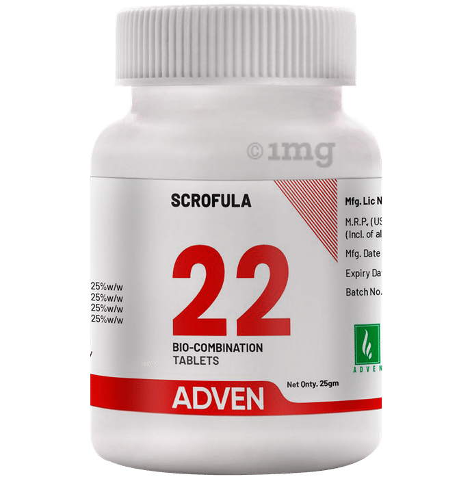 Adven Scrofula 22 Biocombination Tablet