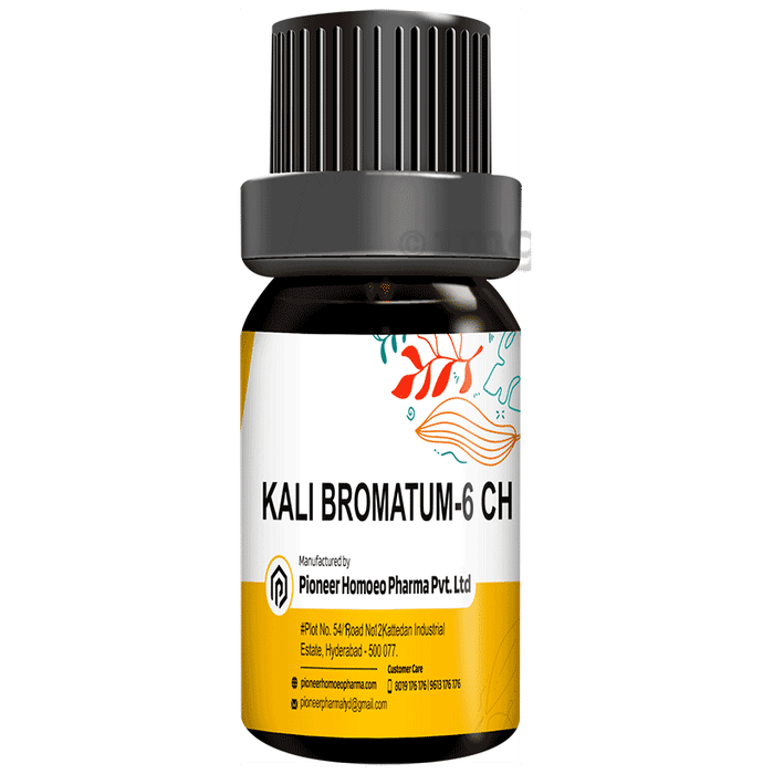 Pioneer Pharma Kali Bromatum Globules Pellets Multidose Pills 6 CH