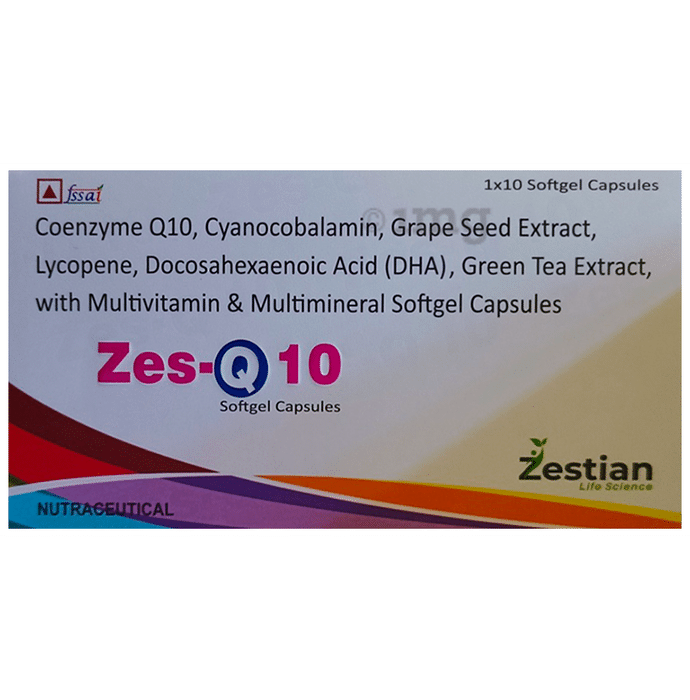 Zes-Q 10 Softgel Capsule