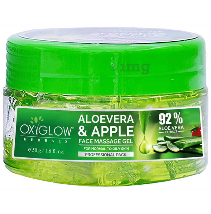 Oxyglow Herbals Aloevera & Apple Face Massage Gel