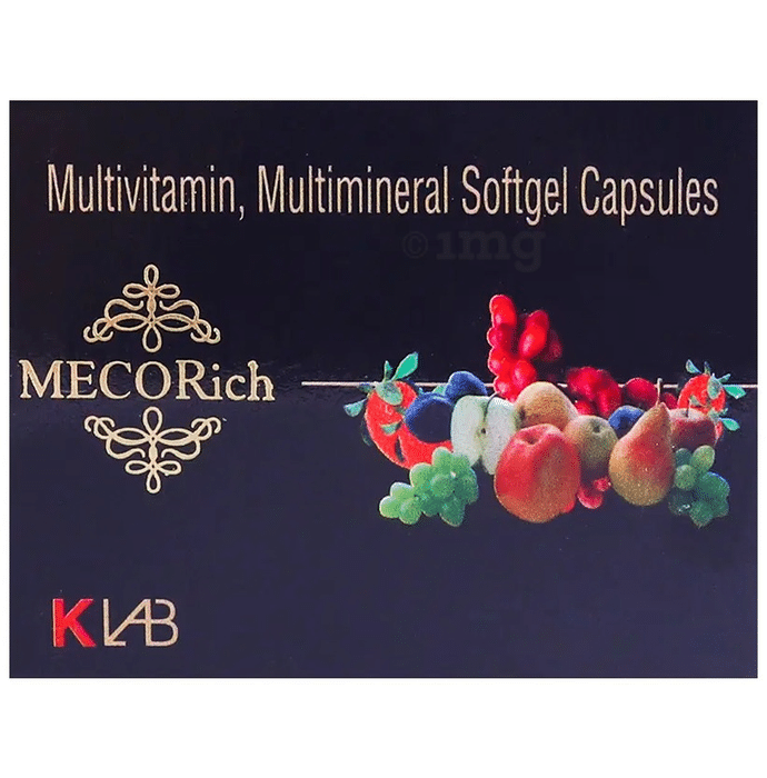 Mecorich Multivitamin & Multiminerals Softgel Capsule