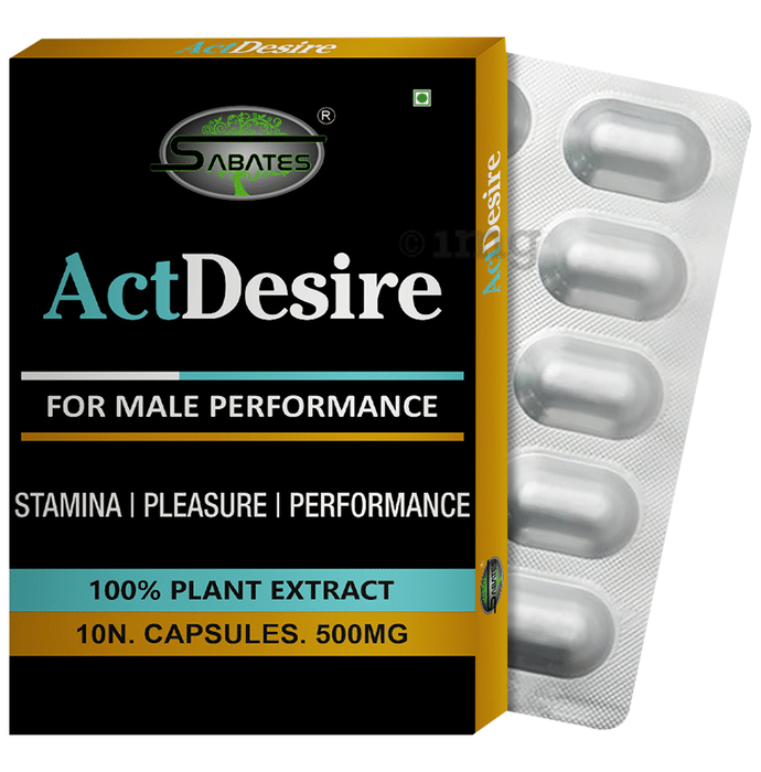 Sabates Actdesire for Male Performance Capsule