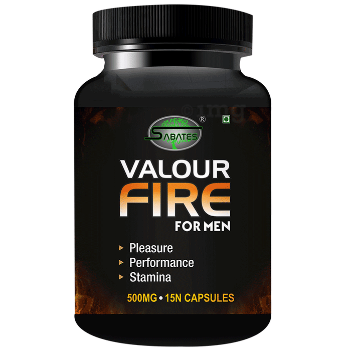 Sabates Valour Fire for Men Capsule Buy bottle of 15.0 capsules at