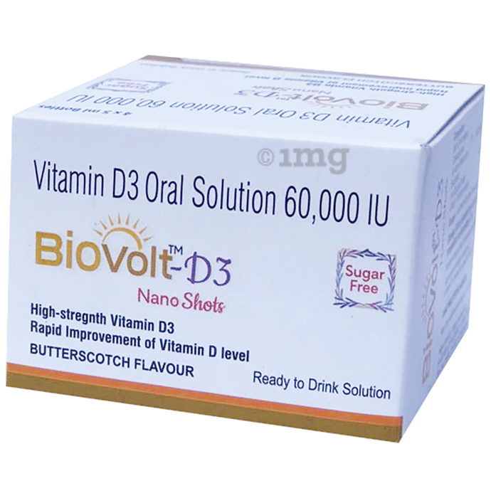 Biovolt-D3 Nano Shot Butterscotch Sugar Free