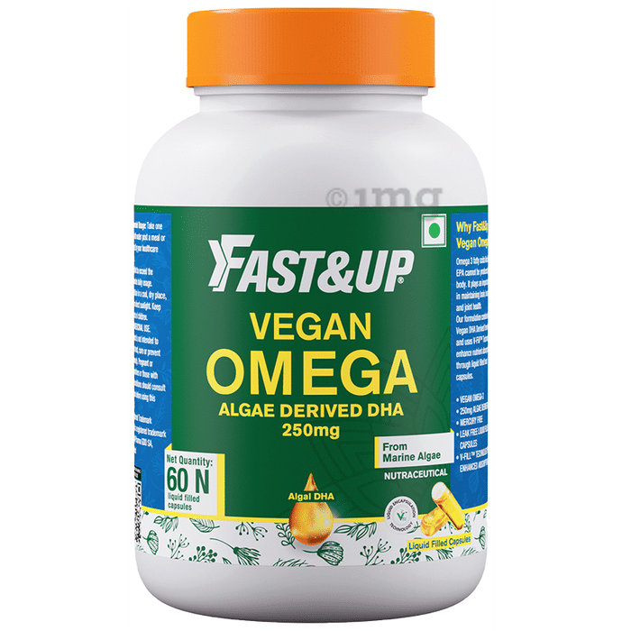 Fast&Up Vegan Omega Algae Derive DHA 250mg Capsule