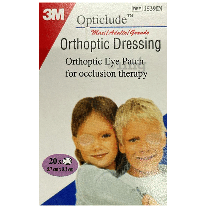 3M 3M Opticlude Orthoptic Dressing Eye Patch for Occlusion Therapy Patch 5.7cm x 8.2cm Adult