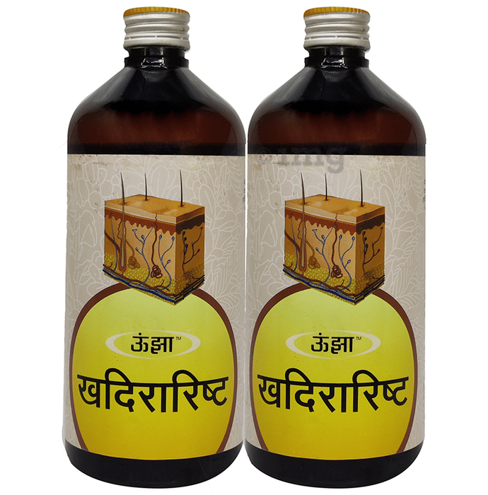 Unjha Khadirarishta Syrup (450ml Each)