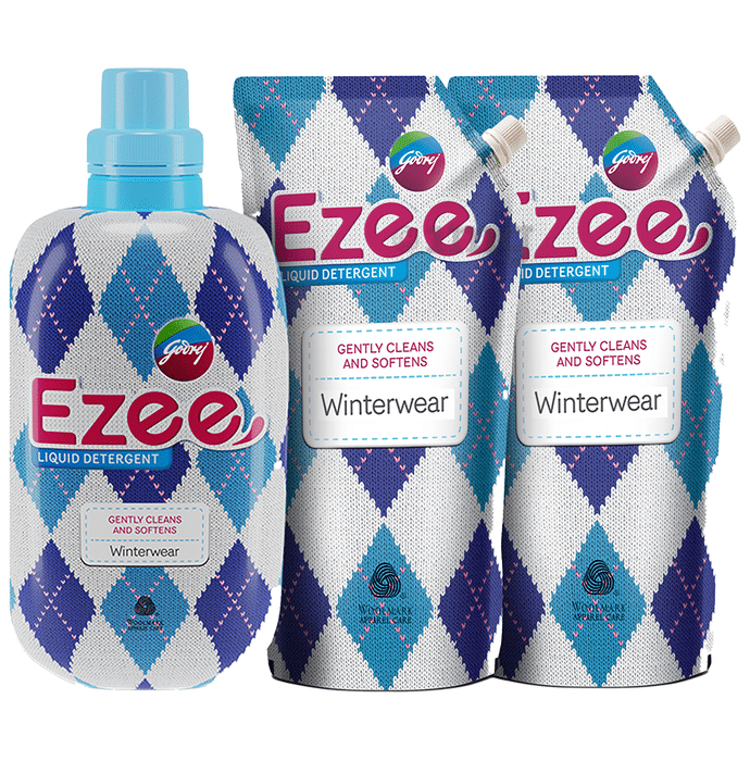 Godrej Ezee Liquid Detergent Winterwear with Refill Pouch (2)