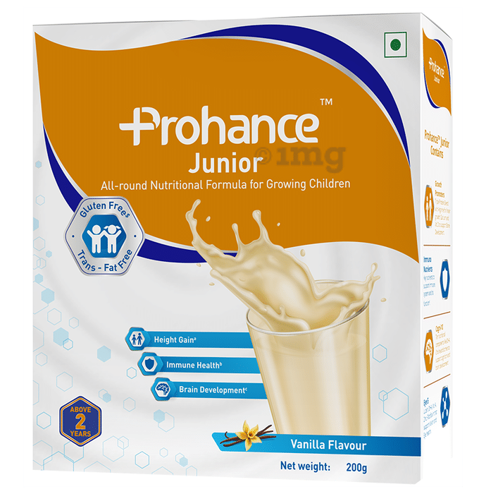 Prohance Junior Formula for Kids' Immunity, Growth & Brain Development | Flavour Refill Vanilla