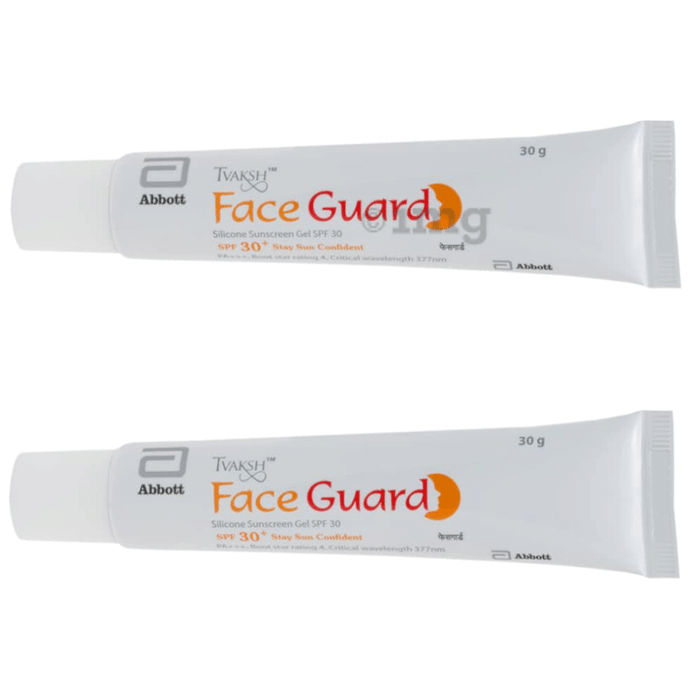 Tvaksh Face Guard Silicone Sunscreen Gel (30gm Each) SPF 30+