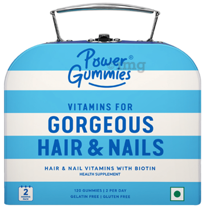 Power Gummies- Hair & Nail Vitamin with Biotin | Gelatin & Gluten Free