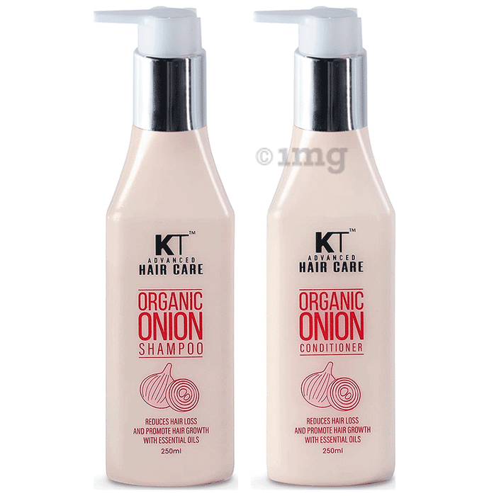 KT Advanced Organic Onion Shampoo & Conditioner (250ml Each)