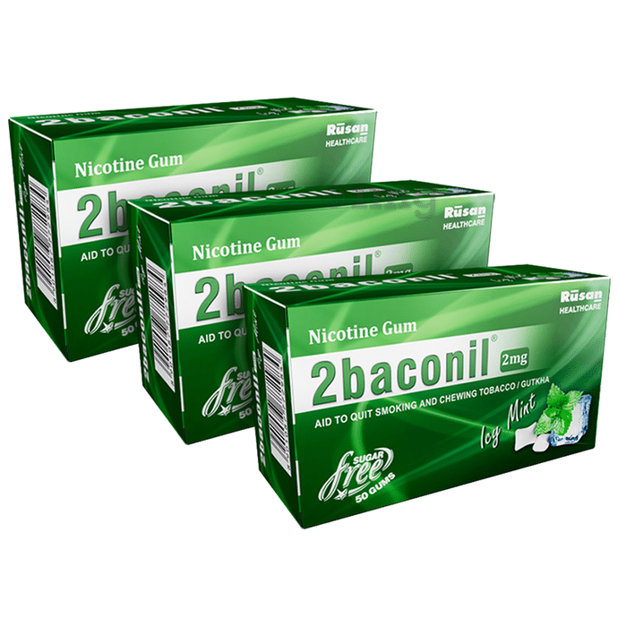 2baconil Gums Therapy for Less Than 20 Cigarettes a Day