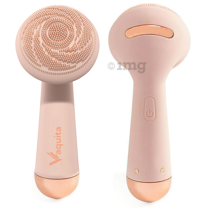 Vaquita Antimicrobial Silicone Face Scrubber and Cleanser Massager