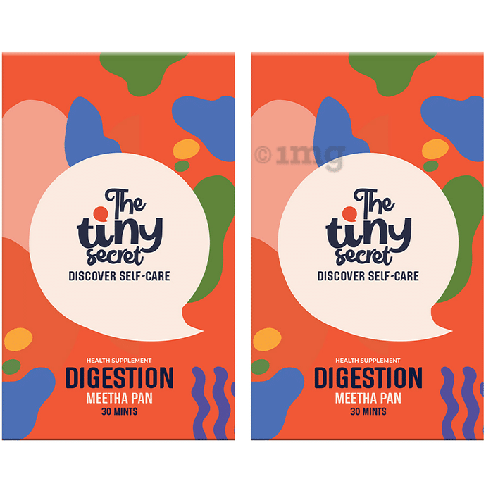 The Tiny Secret Digestion Chewable Tablet (30 Each) Meetha Paan