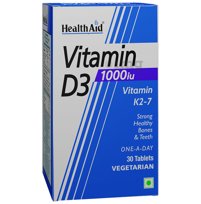 HealthAid Vitamin D3 1000 iu Tablet