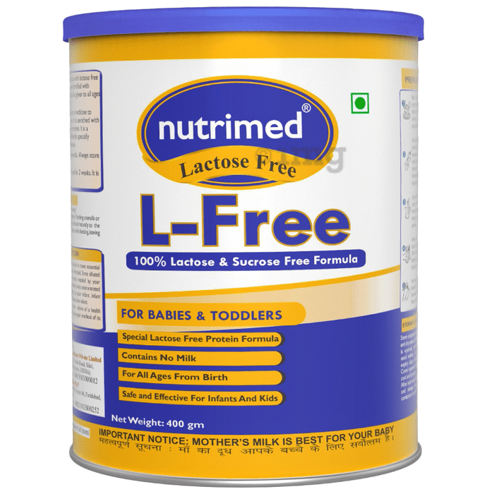 Nutrimed L-Free Powder for Babies & Toddlers | Lactose & Sucrose Free Powder