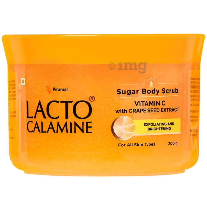 Piramal Lacto Calamine Sugar Body Scrub for All Skin Types