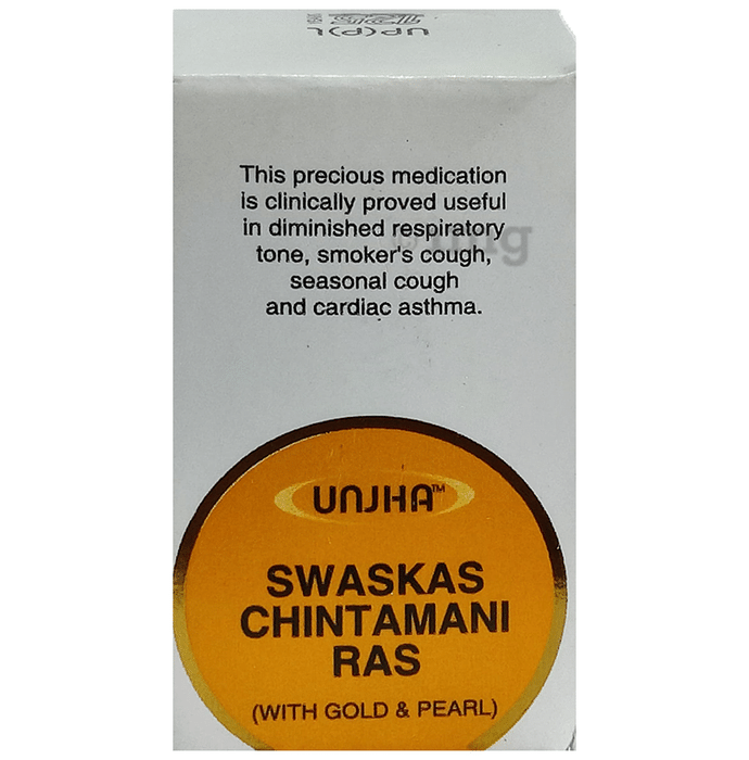 Unjha Swaskas Chintamani Ras Tablet (with Gold and Pearl)