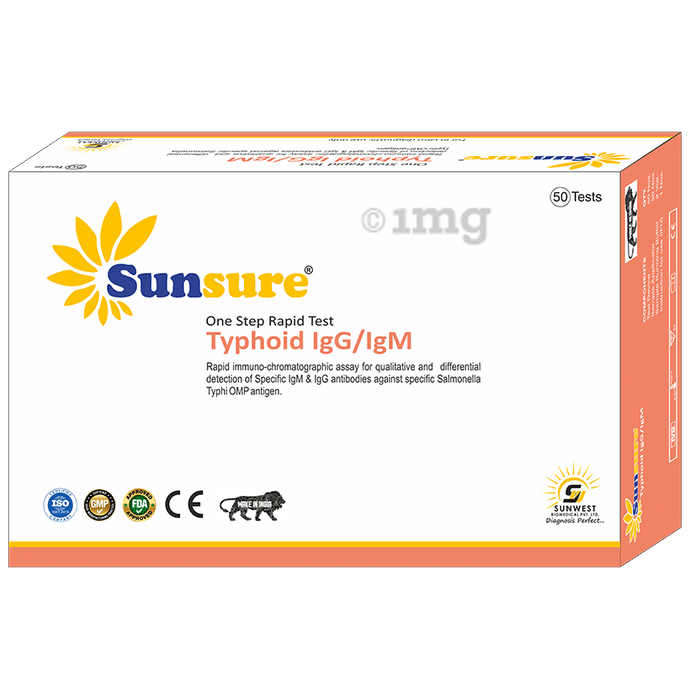 Sunsure Typhoid IgG/IgM Card