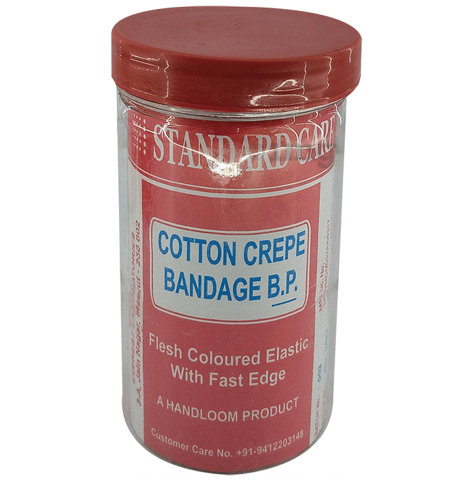 Bos Medicare Surgical Cotton Crepe Bandage 10cm x 4m