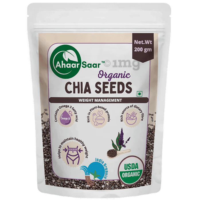 Ahaar Saar Organic Chia Seeds Buy Packet Of 2000 Gm Seeds At Best Price In India 1mg 9168