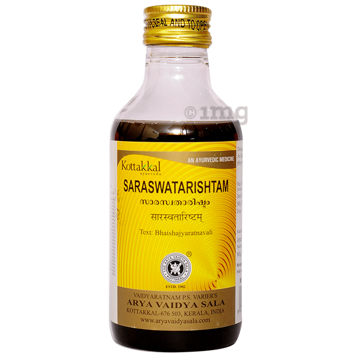 Kottakkal Ayurveda Saraswatarishtam Buy bottle of 200.0 ml Syrup at best price in India 1mg