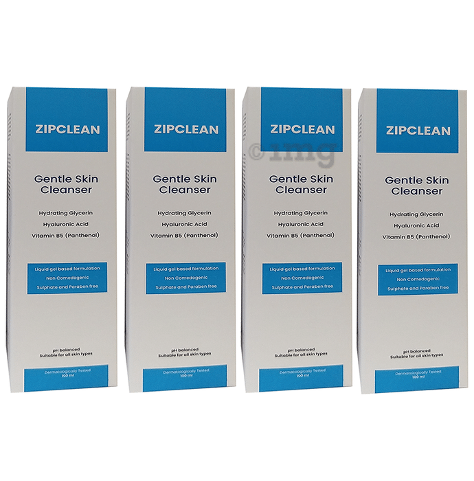 Zipclean Gentle Skin Cleanser (100ml Each)