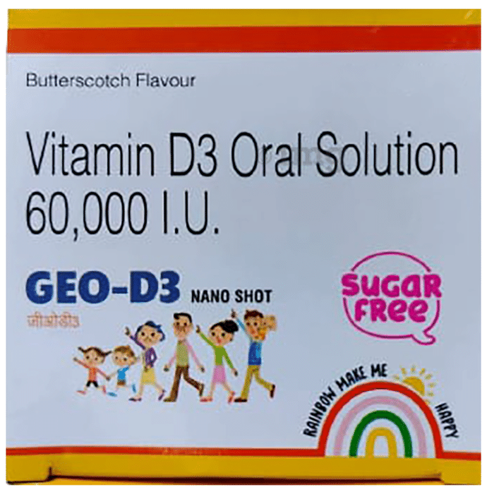 Geo-D3 Nano Shot (5 ml Each) Butterscotch Sugar Free