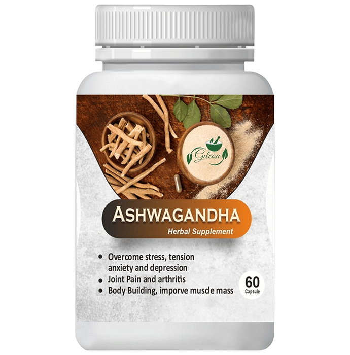 Gileon Ashwagandha Herbal Supplement Capsule Buy bottle of 60.0