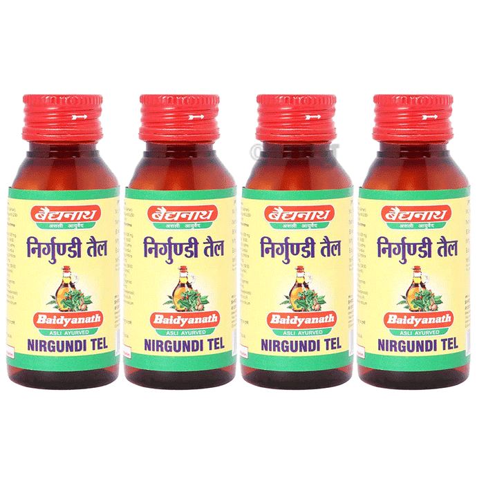 Baidyanath (Jhansi) Nirgundi Tel (50ml Each)