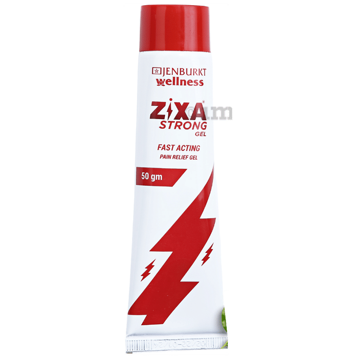 ZIXA Strong Fast Acting Pain Relief Gel | Dual action | Heals Back Pain, Muscle Pain, Knee Pain, Joint Pain (50gm Each)