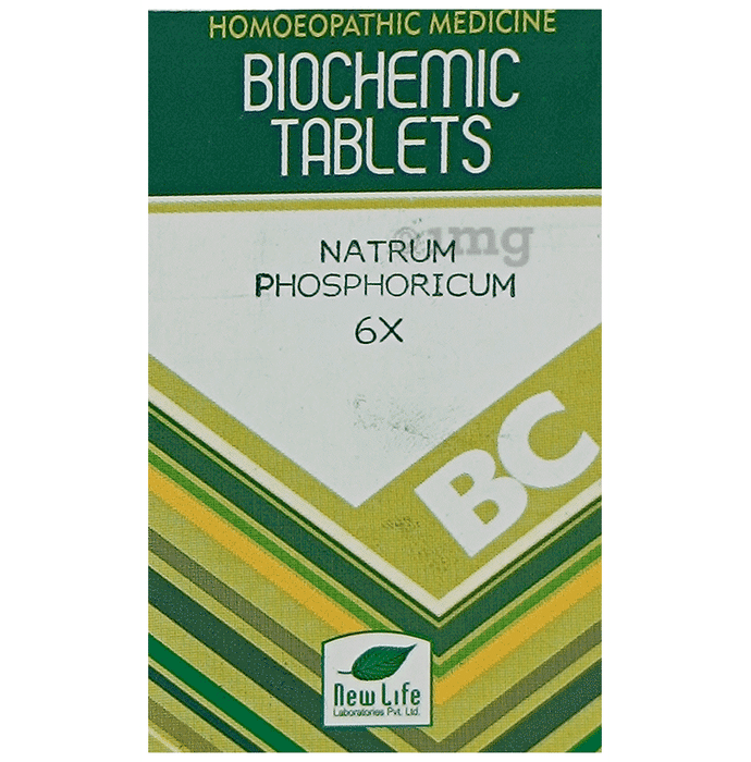 New Life Natrum Phosphoricum Biochemic Tablet 6X