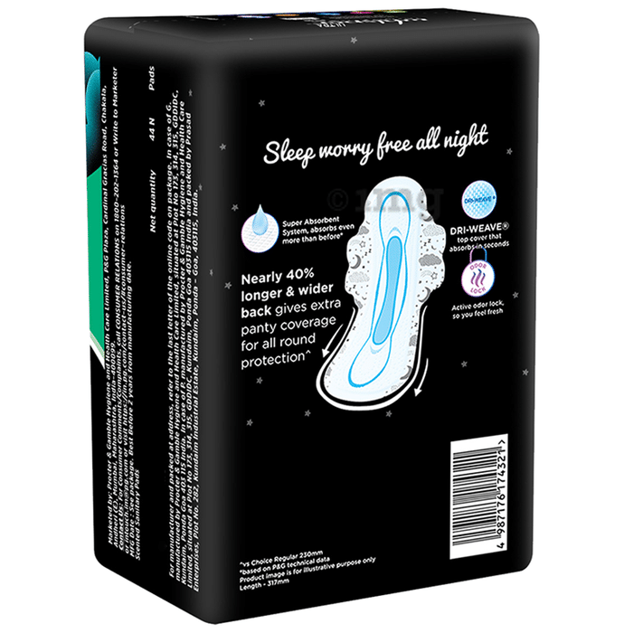 Whisper Bindazz nights pad review with absorbency test //sanitary