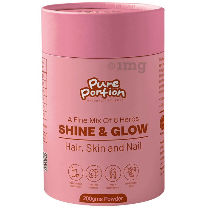 Pureportion Shine & Glow Powder Buy jar of 200.0 gm Powder at best price in India 1mg
