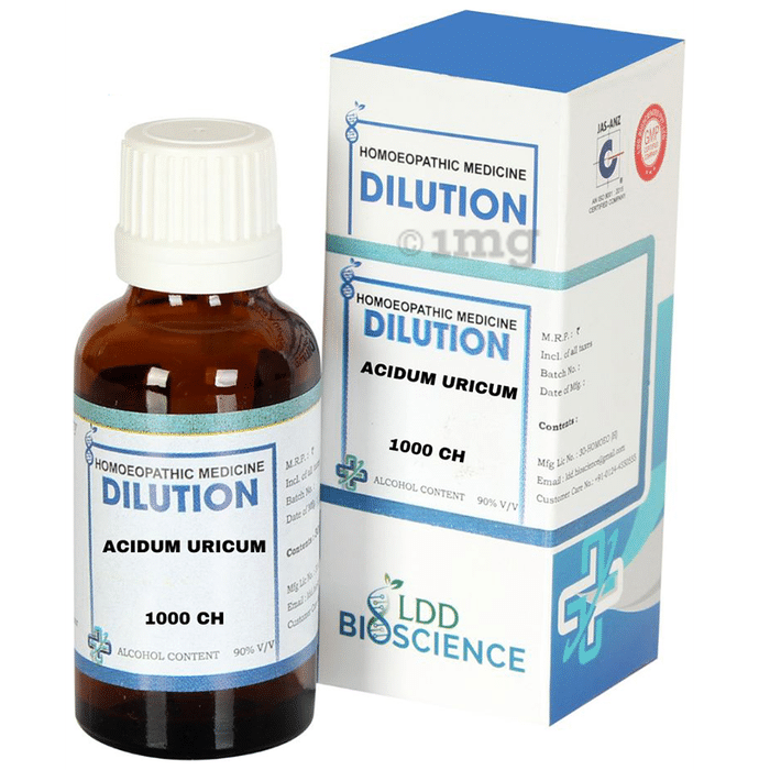 LDD Bioscience Acidum Uricum Dilution 1000 CH