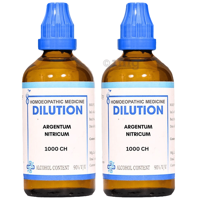 LDD Bioscience Argentum Nitricum Dilution (100ml Each) 1000 CH