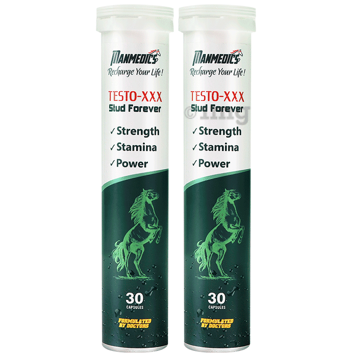 Manmedics Testo-XXX Stud Forever(30 Capsule Each)