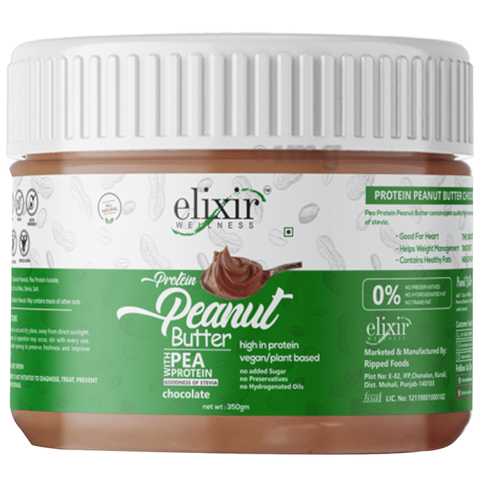 Elixir Wellness Vegan Protein Peanut Butter Chocolate