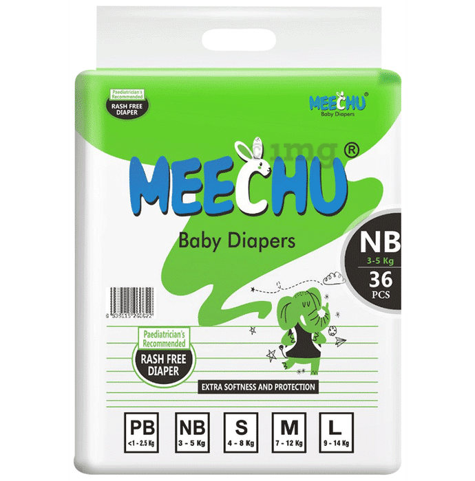 Meechu Baby Diaper NB