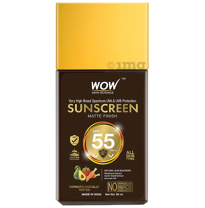 WOW Skin Science Sunscreen Matte Finish SPF 55 PA+++