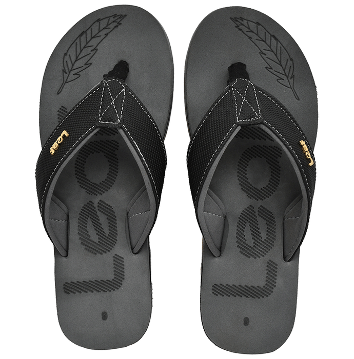 Leaf Ortho Diabetic and Flatfoot Slippers with Extra Cushion for Better Blood Flow Grey 10
