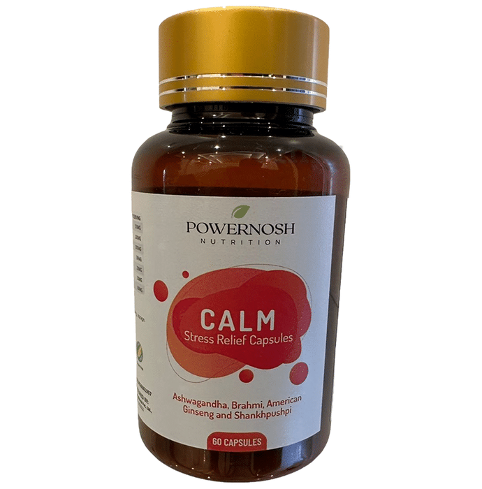 Powernosh Nutrition Calm Stress Relief Veg Capsule Buy Bottle Of 60 Vegicaps At Best Price In 7445