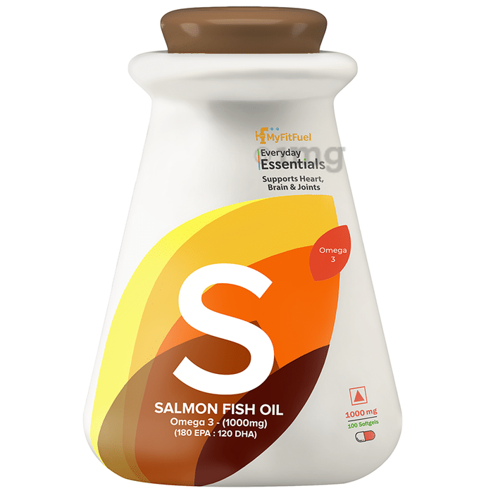 MyFitFuel Salmon Fish Oil 1000mg Soft Gelatin Capsule