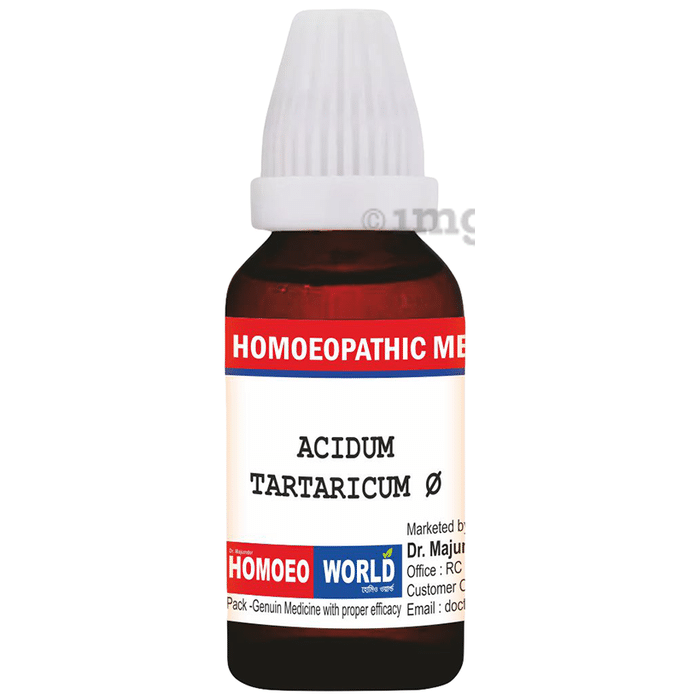 Dr. Majumder Homeo World Acidum Tartaricum Q Mother Tincture (30 ml Each)