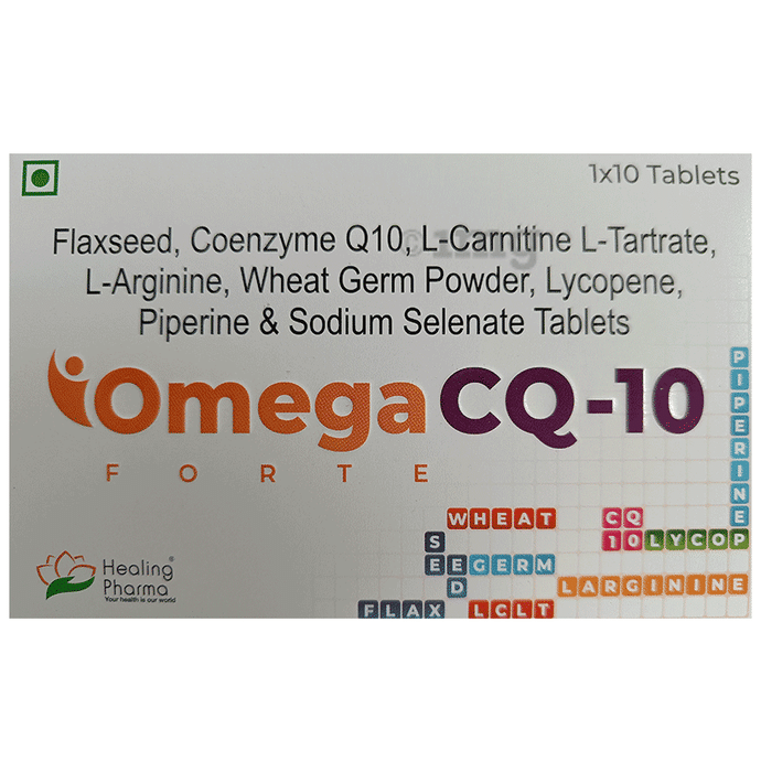 Healing Pharma Omega CQ10 Forte Tablet