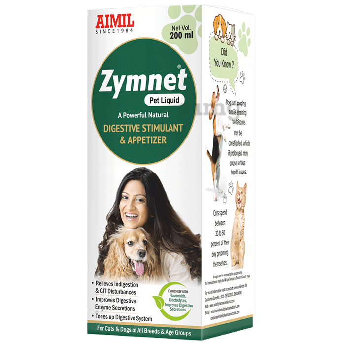 Aimil Zymnet Pet Liquid | Digestive Stimulant & Appetizer Liquid