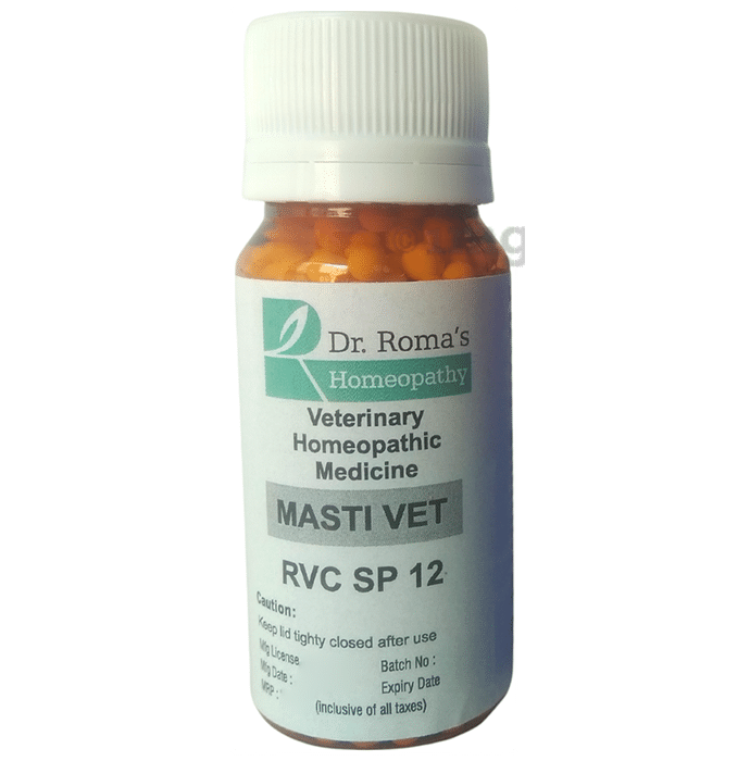 Dr. Romas Homeopathy RVC SP 12 Masti Vet Globules